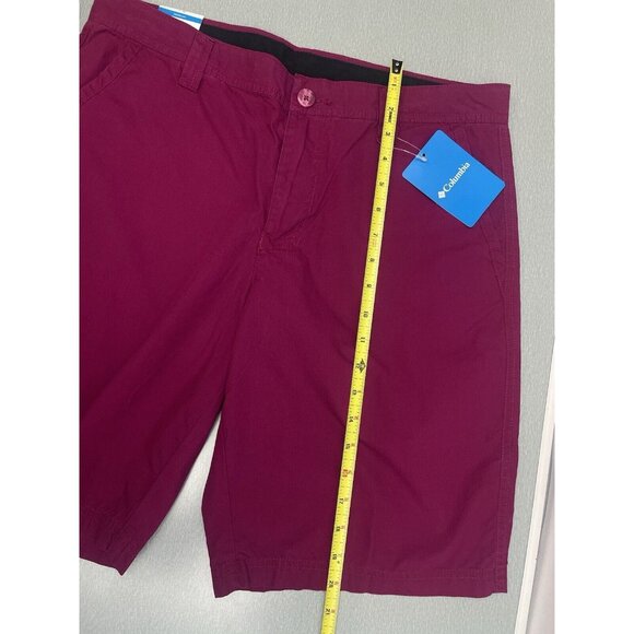 COLUMBIA Washed Out Shorts Men Size 32 Regular Magenta  100% Cotton 10" - Picture 4 of 15